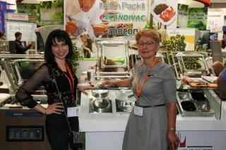 Ирина и Ольга на выставке Росупак 2017