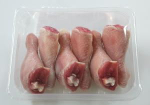 Упаковка мяса птицы в лотки