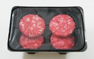 Упаковка мини гамбургеров в лотки Запайщики лотков трейсилеры